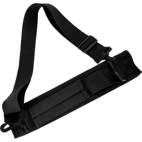 Mini sac de golf en nylon pour 3 à 5 clubs, avec bandoulière, noir. (1/5)