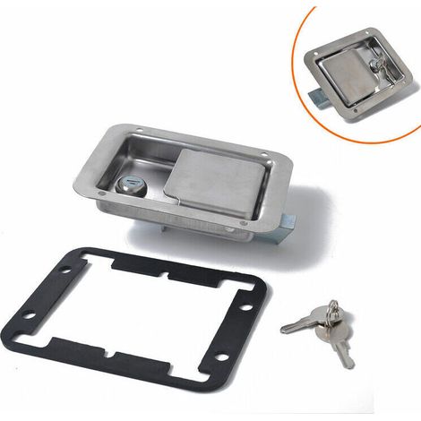 Serrure de remorque en acier inoxydable Serrure de porte RV Heavy Duty (1/4)