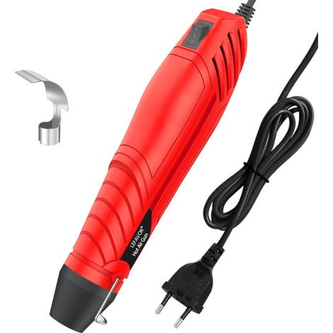 Pistolet à air chaud portable pour soudage plastique, pistolet de cuisson, outil de soudage domestique pour pare-chocs de voiture et PVC, machine de soudage plastique (pistolet à air QR622, norme euro (1/5)