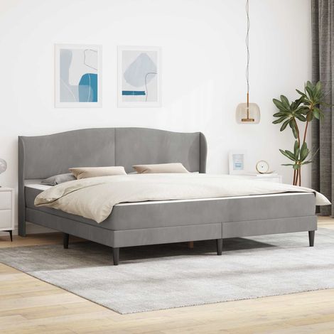 vidaXL Cadre de lit avec rangement et tête de lit 2 pcs (1/5)
