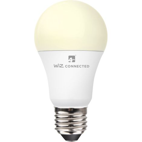 WiZ Smart LED E27 Poire Dépolie 9W 806lm - 827 Blanc Très Chaud 