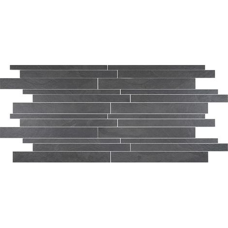 Grès cérame - MUSTANG SLATE - BLACK - 29,5x29,5x0,85cm - Vendu à la pièce (1/5)