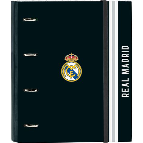 Carpeta de anillas A4 del Real Madrid 512454666 negra