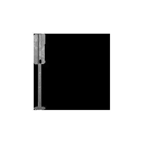 Pied tubulaire pour 1 borne de recharge XEV1K / XEV1R Hager (1/2)
