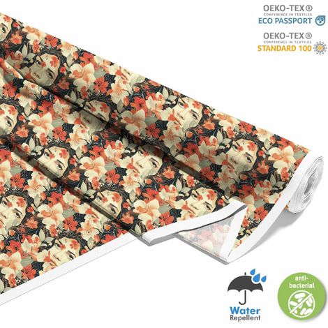 Outdoor-Dekorstoff Oxford – Feminines Motiv DX10350 (1/5)