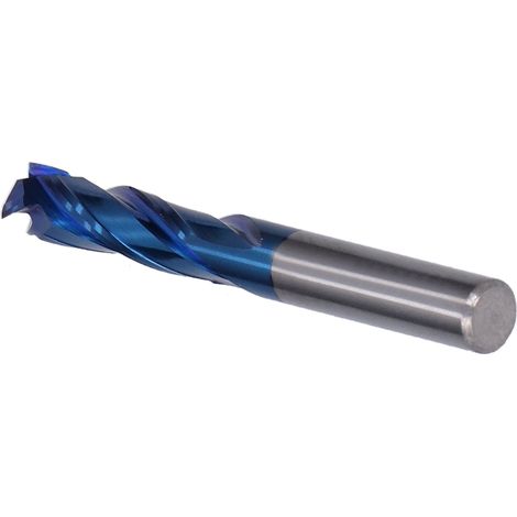 Fraise Carbure Tungstène 3 Dents Défonceuse CNC Spirale Hélicoïdale Gravure Découpe Outil Coupe 6x6x22x55 (1/5)
