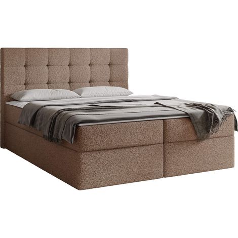 Cama continental Comfivo Osculum I, Lambi 04, Continental, Doble, 140x200, Tapiz, Somieres, 143x206x112cm (1/5)