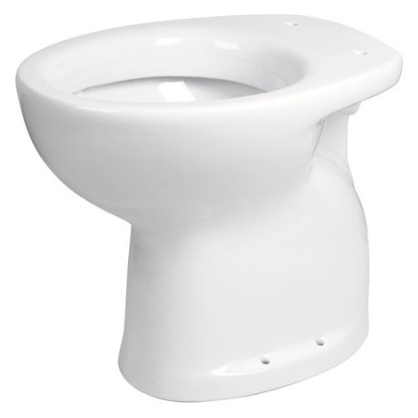 Idral – WC au sol pour handicapés 10205 – Céramique blanche – Siphon de sol – Vidange 4,5L – Dimensions 39x59x49,5cm (1/2)