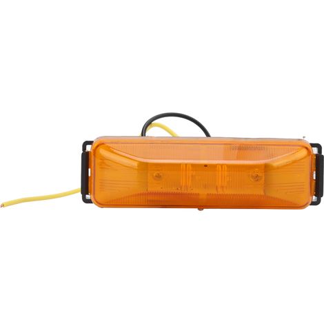 Feux de position latéraux 12/24V 4LED, lumière ambre brillante, étanches, type universel, conviennent aux camions, remorques, fourgonnettes et voitures. (1/5)