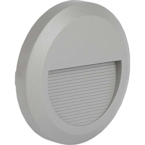 Foco LED redondo para techo V-TAC, 2 W, gris, blanco cálido, IP65 (1/5)