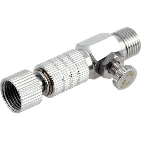 Accessoires d'aérographe professionnels, connecteur de coupleur à dégagement rapide pour aérographe (déconnexion), couplage de vanne de contrôle de réglage du débit d'air - 1/8 (1/5)