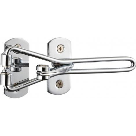 THIRARD - Entrebailleur pour porte d'entrée, taquet d'arrêt, 142mm, chromé - THIRARD