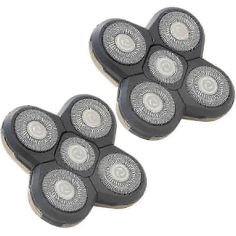 Lot de 2 lames de rechange pour rasoir électrique, tête de tondeuse pour homme compatible avec les modèles Remington Pro XR1600, XR7000, XR7100, XR7200, RX5 et RX7. (1/4)