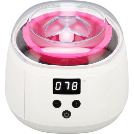 Chauffe-cire électrique professionnel à LED avec pot en silicone pour épilation, 100-240 V, prise américaine. (1/5)