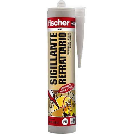 Silicona de alta temperatura Sr 1200 Negro ml 300 Fischer