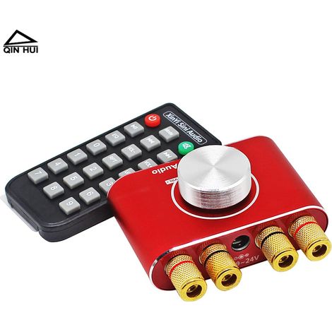 Mini-Bluetooth-Stereo-Verstärker 50 W x 2, 12 V/24 V Platine, Audioverstärker für Lautsprecher, Bluetooth-Verstärker X15H (1/4)
