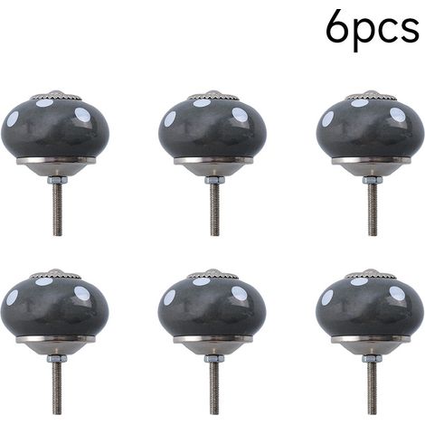 6Pcs Ceramic Furniture Knobs Pull Handles (1/5)