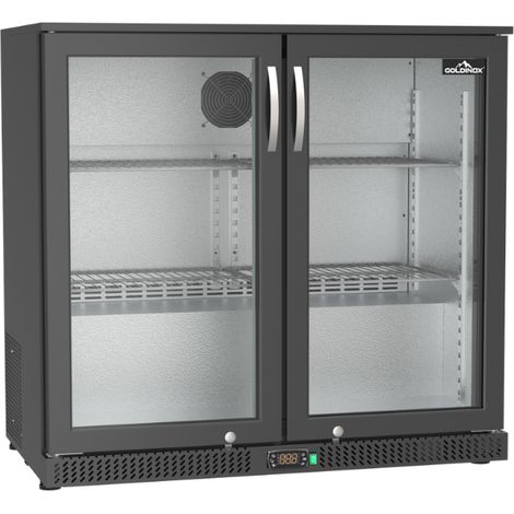 Arrière de bar - 2 portes pivotantes vitrées PREMIUM - GOLDINOX