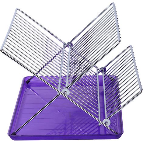 Escurreplatos plegable acero inoxidable