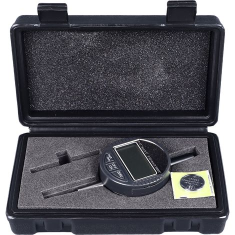[JAMAIS UTILISÉ]Comparateur à cadran numérique, résolution 0,001 mm (0,00005 po), plage de mesure 0 à 12,7 mm, instrument de test à cadran de haute précision (1/5)