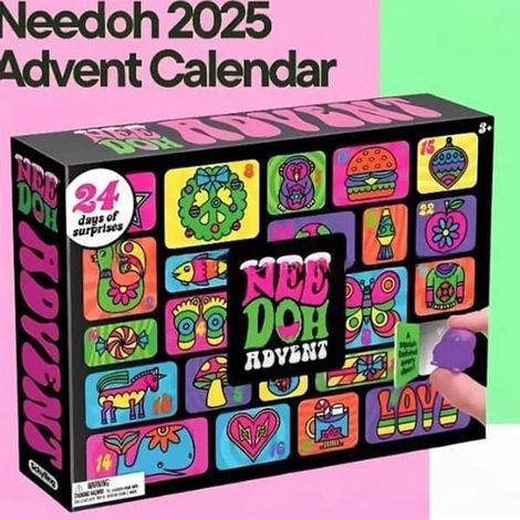 Calendrier de l'Avent Needoh 2026 - Balles anti-stress amusantes et surprises
