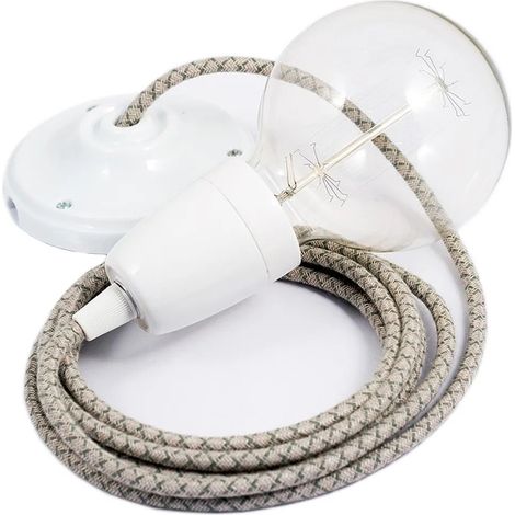 Lampada sospensione creative-cables lozenge potenza 53W lunghezza cavo 0.5 m (1/3)