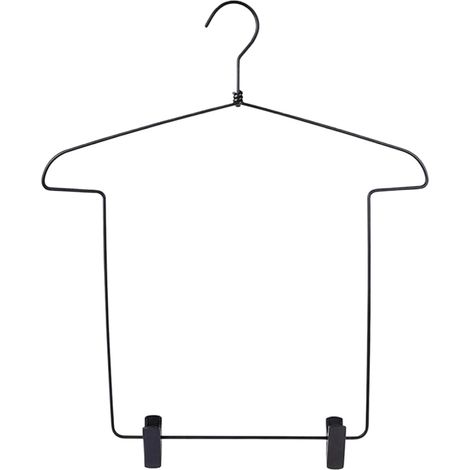 Körperförmiger Kleiderbügel aus Metalldraht mit Schiebeclip, Hosen- und Kleiderständer, stabil, ideal für Bekleidungsgeschäfte, Umkleidekabinen und Schlafzimmer.