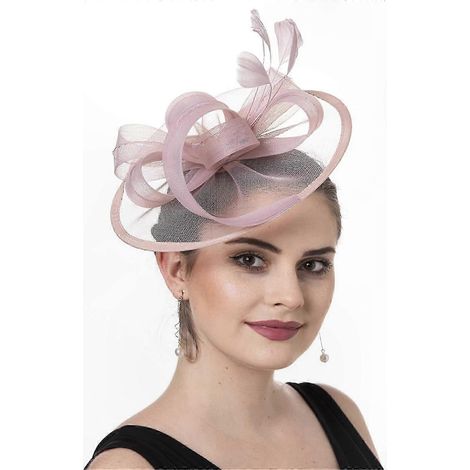Multifunktionales Haarband und Haarspangen für Damen, roter und rosa Federschmuck, perfekt für Konzerte und Partys, elegantes Haaraccessoire. (1/5)