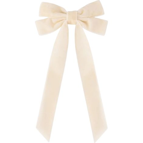 Ribbon Bow - Velours - 26 cm x 13 cm - Pour Décoration Intérieure Extérieure - Arbre De Noël Guirlande Porte - Lot De 1 (1/5)
