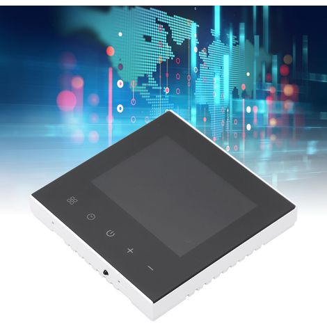 Intelligenter Unterputz-Thermostat Modell 86, Touchscreen-Thermostat mit Sprachsteuerung und App, fernsteuerbarer Thermostat, 100–240 V (1/5)