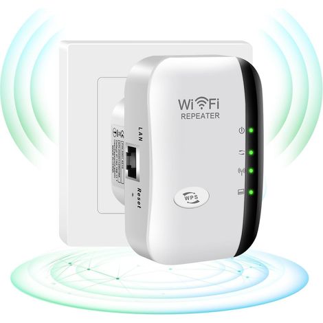 1 Répéteur WiFi, 300Mbps, Mode Point D'accès, Connexion Ethernet, Pour Maison Et Bureau (1/5)