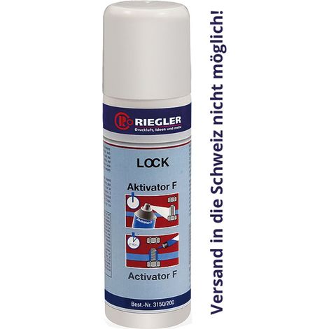 Riegler Lock Aktivator F, aktiviert passive Oberflächen, 200 ml (1/3)