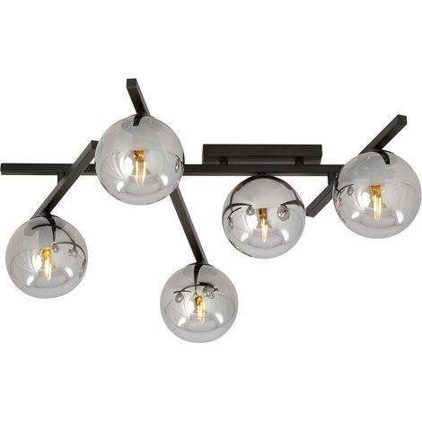 Lampadario Emibig SMART 5 nero/grafite 5xE14 dimmer (1/5)