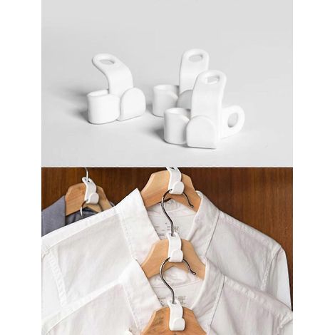 Crochets de connexion pour cintres, crochets d'extension en cascade pour cintres robustes et peu encombrants ou systèmes de fermeture de vêtements (1/5)