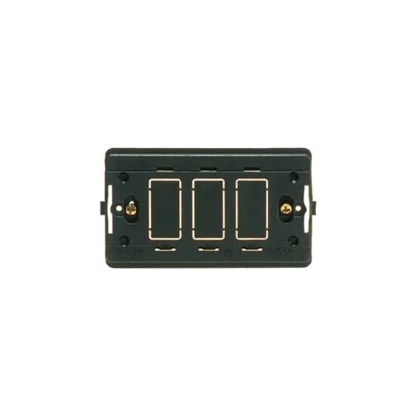 Support 3 modules Venus Marlanvil 1800 pour bo&icircte rectangulaire Magic - Vert