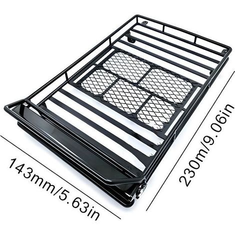 Coffre de toit en métal pour ski Charge maximale 75kg Éclairage LED intégré Installation facile Noir (1/4)