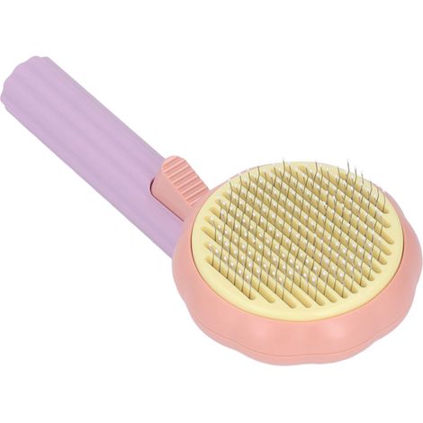 Kürbisförmige Haustierbürste für Hygiene, Selbstreinigung, Fellpflege, Katzenbürste für den Heimgebrauch, lila (1/5)