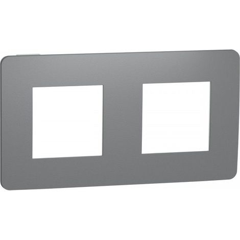 Marco 2 elementos STUDIO gris blanco SCHNEIDER NU280421
