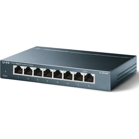 Switch réseau TP-LINK TL-SG108 V4 8 ports 1 GBit/s (1/5)