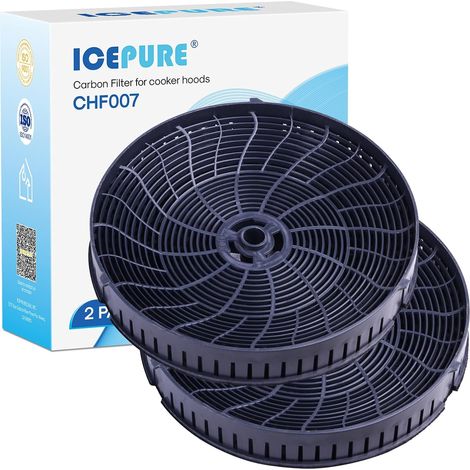 Filtre Charbon Hotte, 172mm Compatible Avec CFC0038668 CFC0140343, 4055171138 405525217501 KF57 Mod57, DWZ0IM0A0, 415601, MIZ2400K, Type57 2 Pièces (1/5)