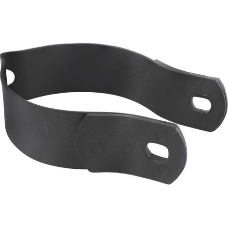 Collier de pot d'échappement noir RSM pour mobylette MBK 50 40 (1/2)