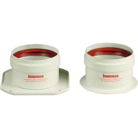 IMMERGAS Kit tronchetto flangiato sdoppiato 80 codice prod: 3.011570