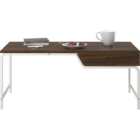 Table basse en MDF noyer (1/5)