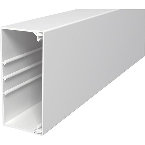 OBO Bettermann Vertr Wand+Deckenkanal m.Obert. 60x130mm,PVC WDK60130RW 2 Stk (1/5)
