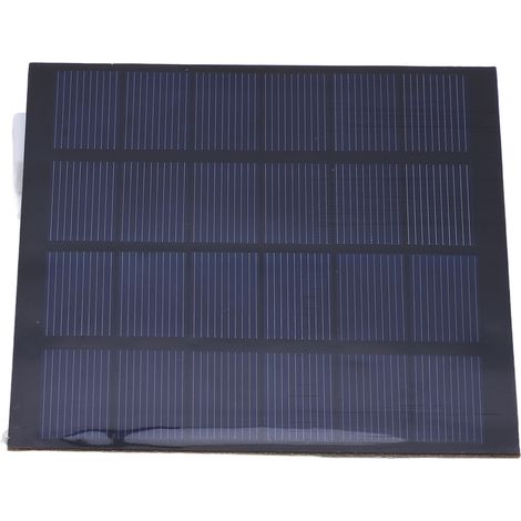 Panneau Solaire Mini 6V 1,5W Monocristallin Chargeur DIY pour Vélo Téléphone Batterie Externe Camping (1/5)