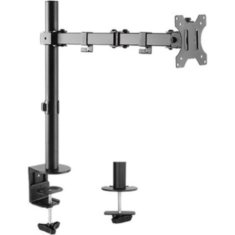 BRACCIO SUPPORTO DA TAVOLO CON MORSA A DUE SNODI PER VIDEO 13-32 FINO A 8 KG