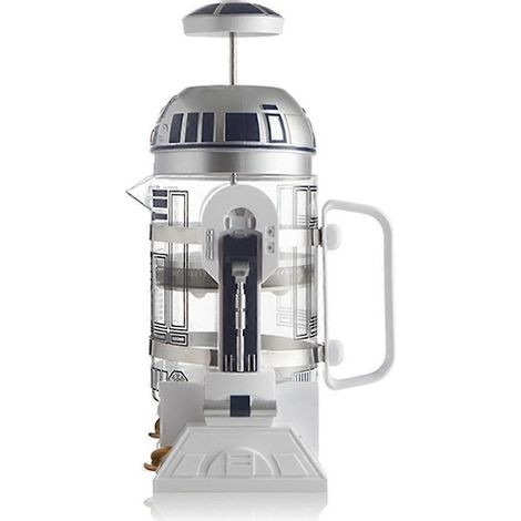 Machine à café Mocha à manivelle Robot Star, cafetière à piston French Press, 24 cm de hauteur (1/5)