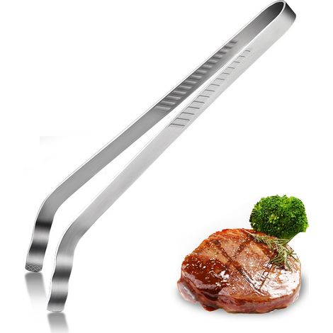 Pinces À Barbecue - Acier Inoxydable - 34 X 7 Cm - Pour Grillade Et Service Cuisine - 1 Pièce (1/5)