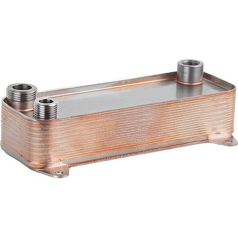Viessmann – Échangeur thermique à plaques 207 x 72 x 45 mm – 4 plaques – Compatible chaudières Vitodens 222 WS2 et 333 WS3A/B/C