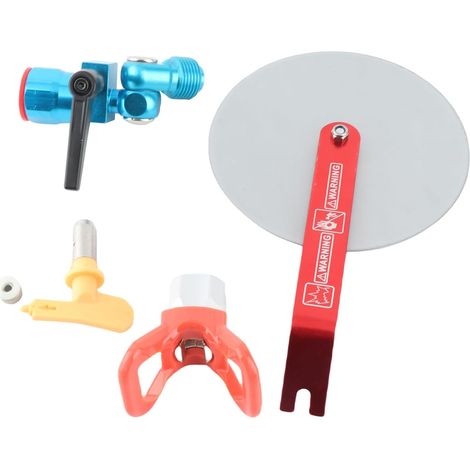 High-Quality Steel Paint Spray Guide Tool with Nozzle Seat and Seal, Compatible with Spray Nozzles, Multicolor (Accessory Tool for Guide) (1/5)